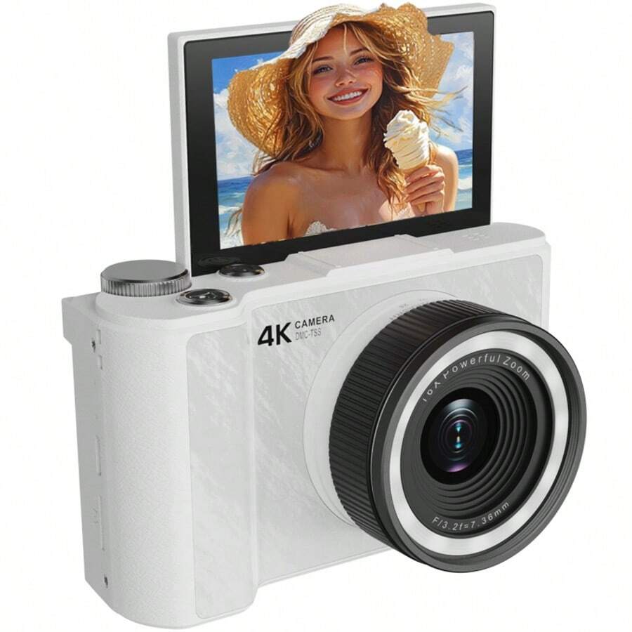 4K Foldable Digital Camera | Retro Y2K