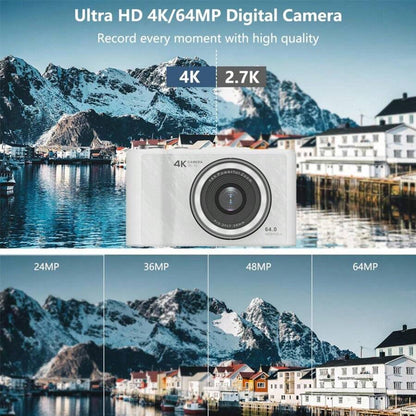 4K Foldable Digital Camera | Retro Y2K