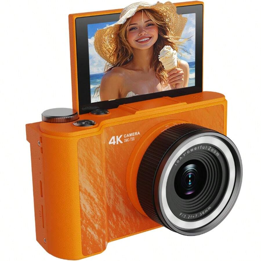 4K Foldable Digital Camera | Retro Y2K