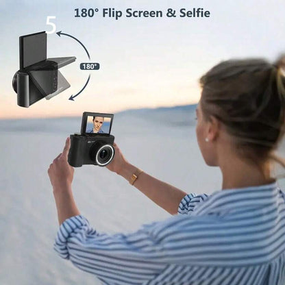 4K Foldable Digital Camera | Retro Y2K