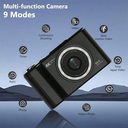 4K Foldable Digital Camera | Retro Y2K