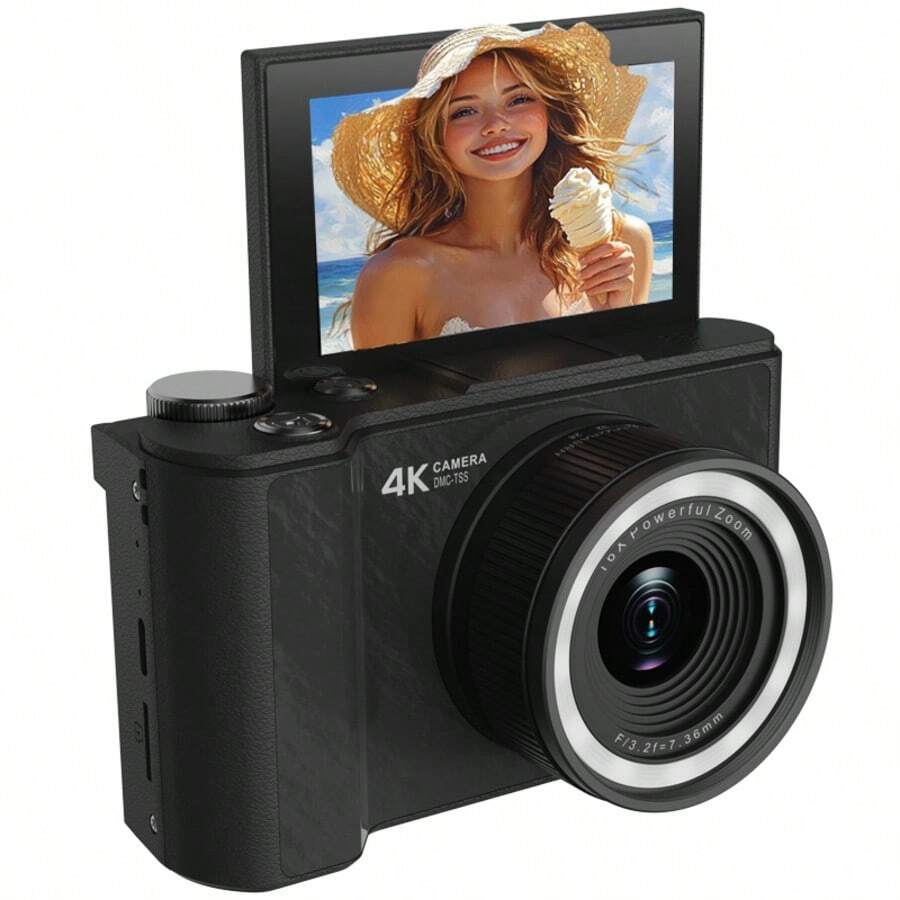 4K Foldable Digital Camera | Retro Y2K